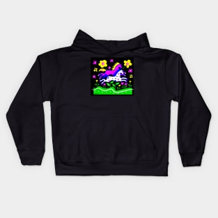 Galloping Horses Kids Hoodie